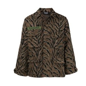Jungle camouflage tiger-stripe jacket